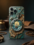 Vintage Voyage Pocket Watch Mobile Skin