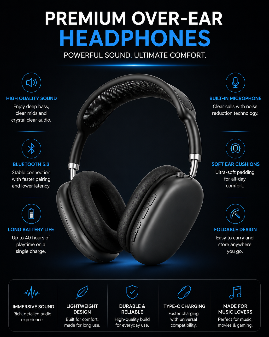 Premium Wireless Headphones