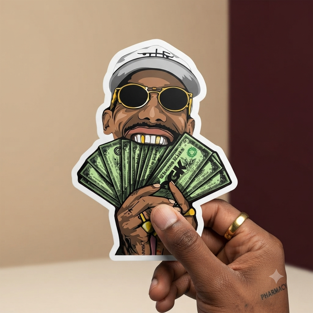 Street Style Character Premium Vinyl Sticker