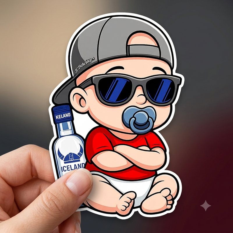Cool Baby Premium Vinyl Sticker