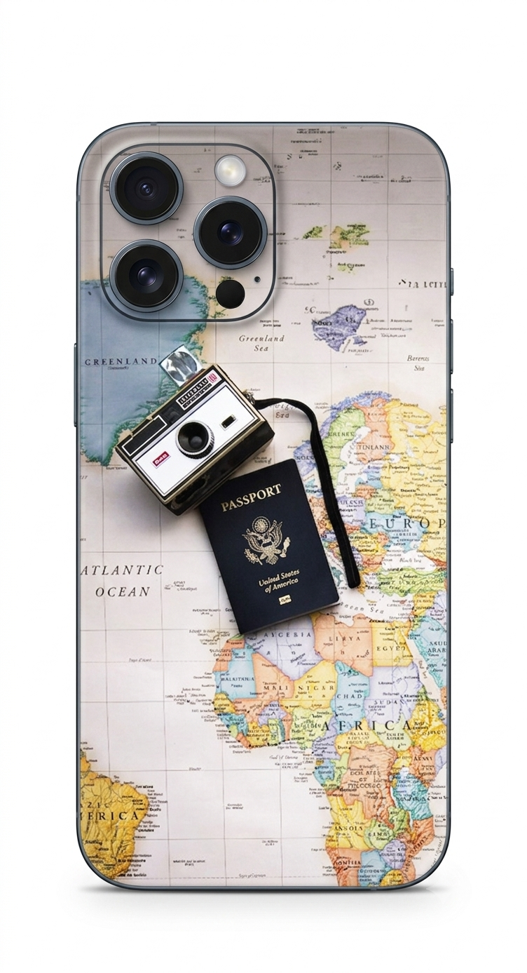 Travel Explorer Map Mobile Skin