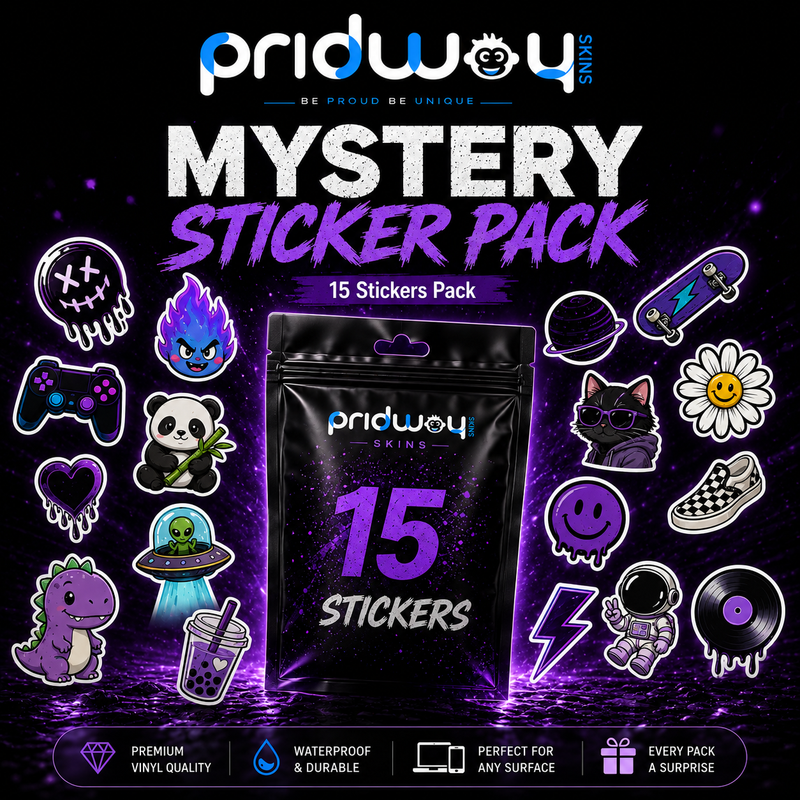 15 Stickers Mystery Pack – Random Premium Vinyl Stickers
